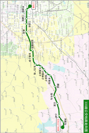 333路公交车路线图,330公交车路线路线图 线路资料-333路-长春公交车体广告,长春车体广告,长春